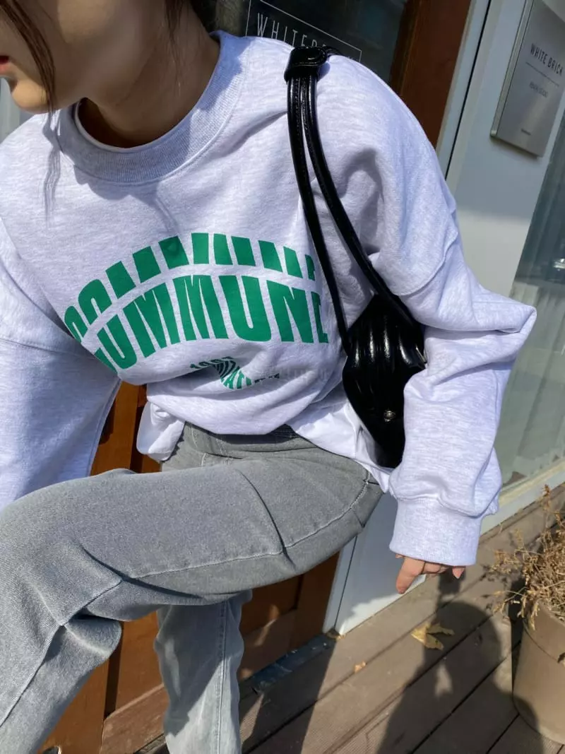 The Nkino - Korean Women Fashion - #womensfashion - Commune Sweatshirt