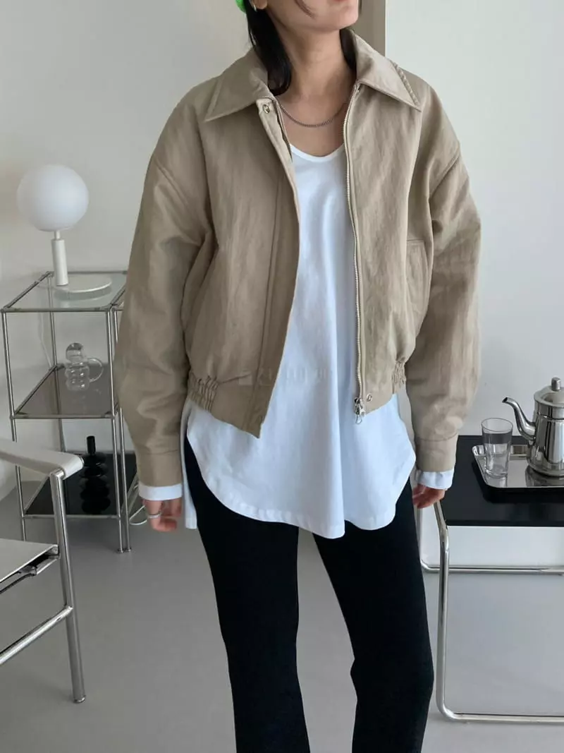 The Nkino - Korean Women Fashion - #womensfashion - Runner Two Way Zip-Up Jacket - 2