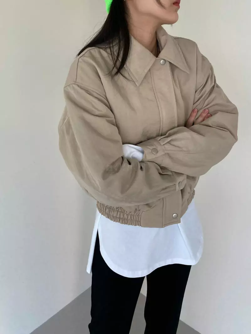 The Nkino - Korean Women Fashion - #momslook - Runner Two Way Zip-Up Jacket - 4