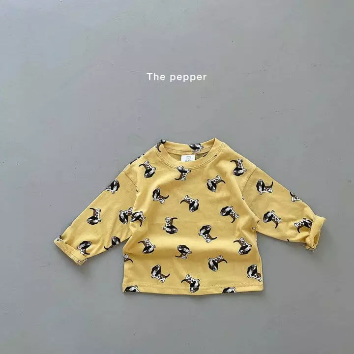 The Pepper - Korean Children Fashion - #Kfashion4kids - Puppy Basic Tee - 12