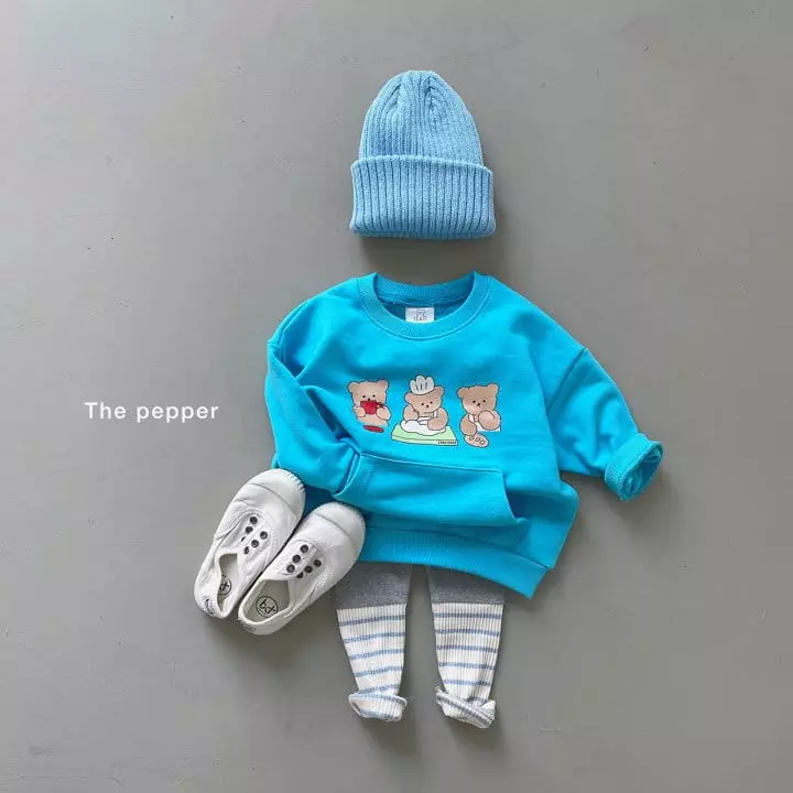 The Pepper - Korean Children Fashion - #childofig - Bear Kangaroo Sweatshirt - 7