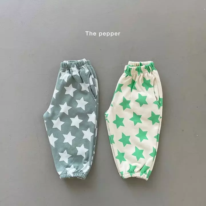 The Pepper - Korean Children Fashion - #childrensboutique - Star Jogger Pants