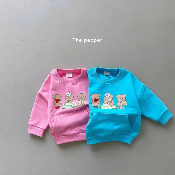 The Pepper - Korean Children Fashion - #fashionkids - Bear Kangaroo Sweatshirt - 11