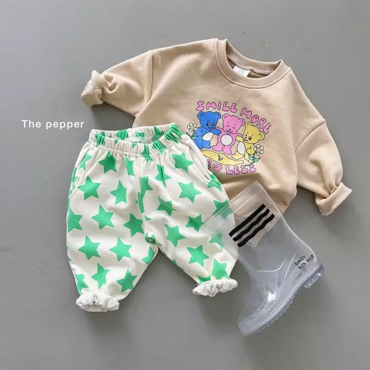The Pepper - Korean Children Fashion - #fashionkids - Bear Three Sweatshirt - 10