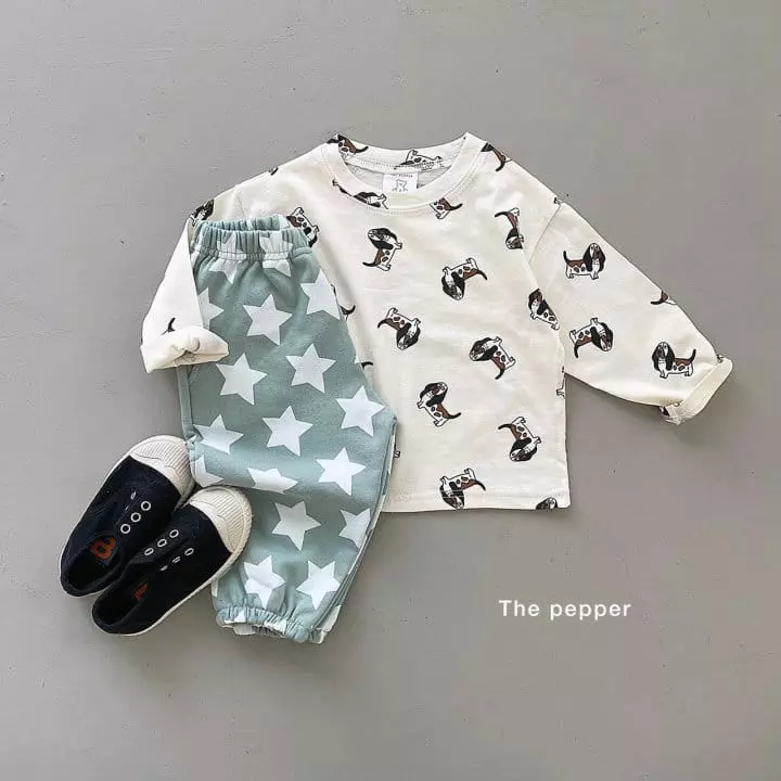 The Pepper - Korean Children Fashion - #fashionkids - Puppy Basic Tee - 8