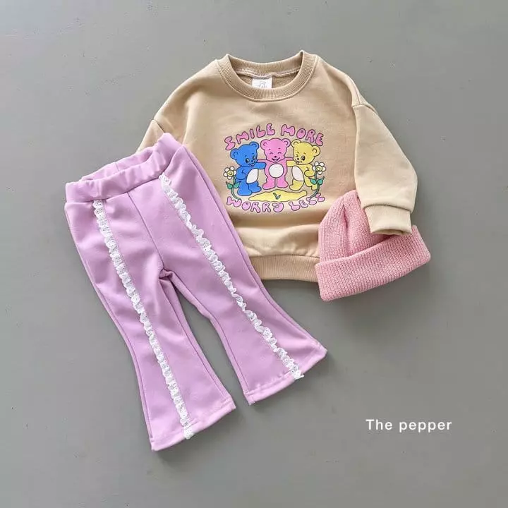 The Pepper - Korean Children Fashion - #kidsstore - Bear Three Sweatshirt - 12