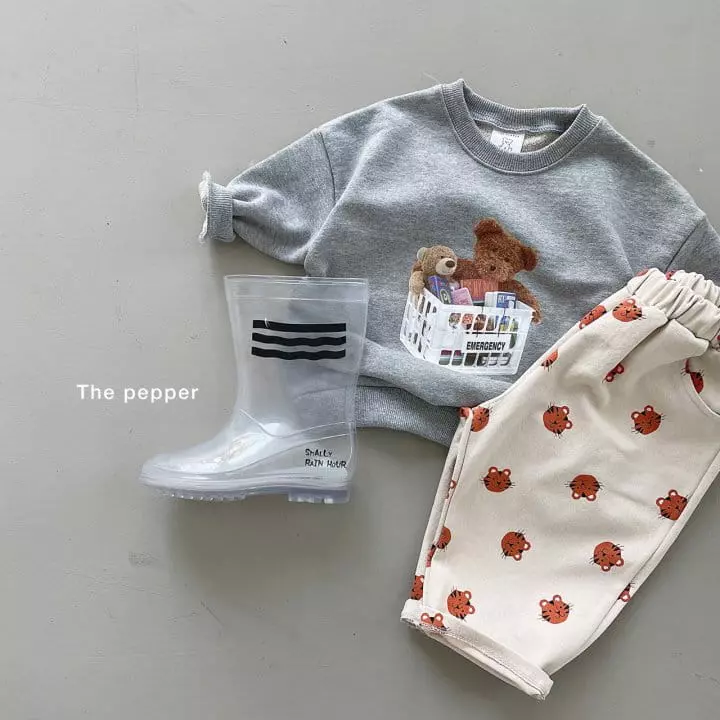 The Pepper - Korean Children Fashion - #kidsstore - Bear Basket Sweatshirt - 11