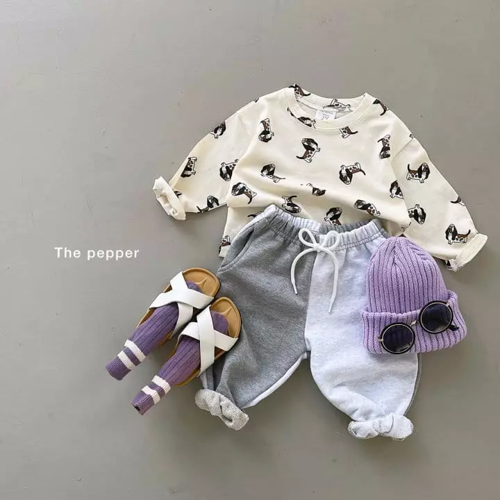 The Pepper - Korean Children Fashion - #kidsstore - Puppy Basic Tee - 10