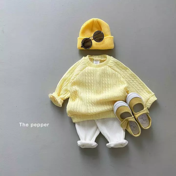 The Pepper - Korean Children Fashion - #magicofchildhood - Twist Knit Tee - 2