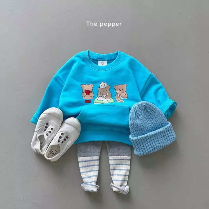 The Pepper - Korean Children Fashion - #stylishchildhood - Bear Kangaroo Sweatshirt - 6