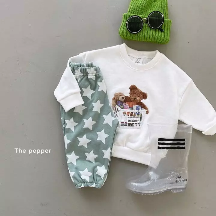 The Pepper - Korean Children Fashion - #toddlerclothing - Bear Basket Sweatshirt - 4