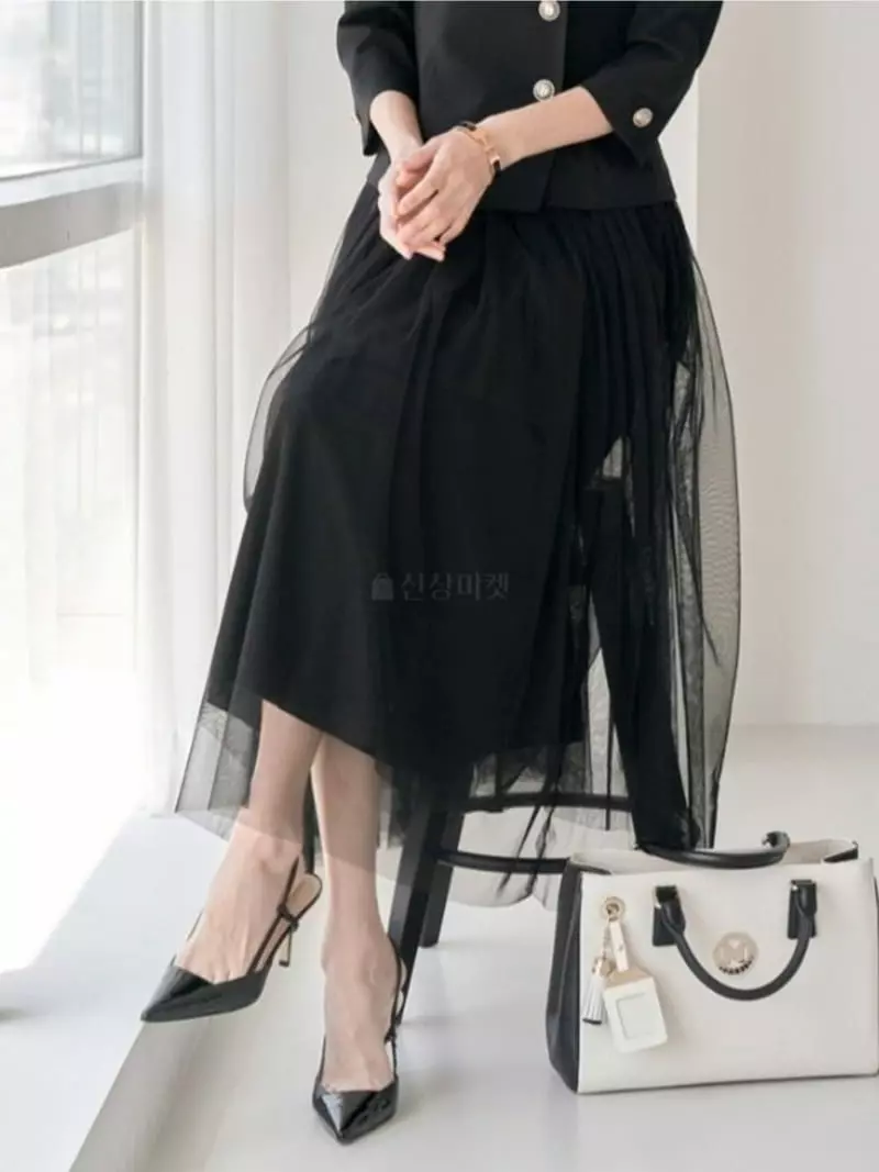 Theany - Korean Women Fashion - #momslook - Avoabo Skirt - 2