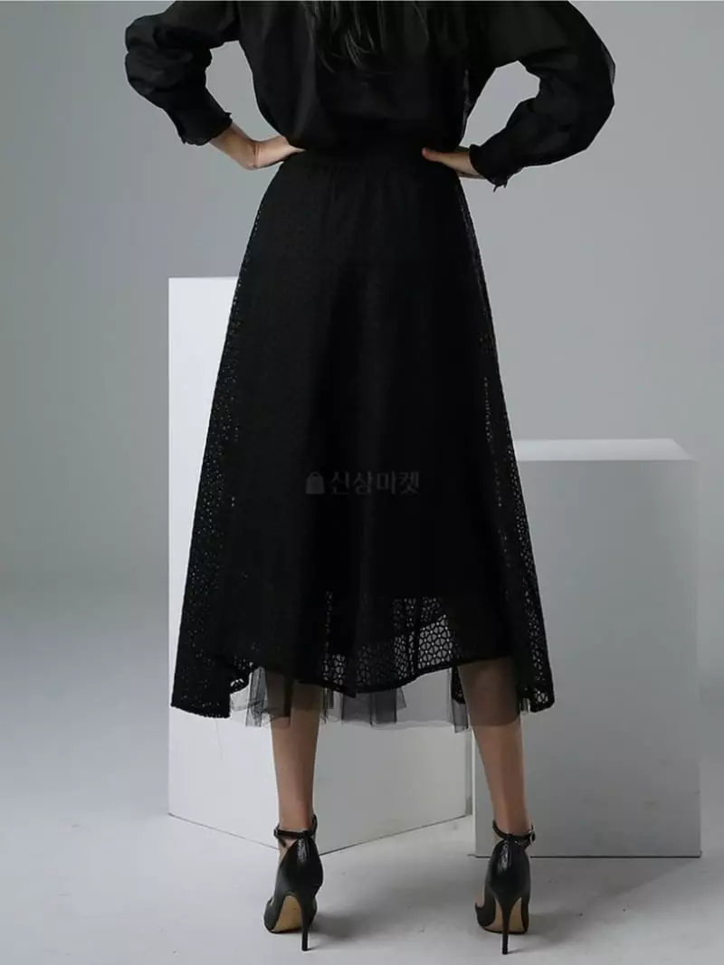 Theany - Korean Women Fashion - #womensfashion - Lace Skirt - 4