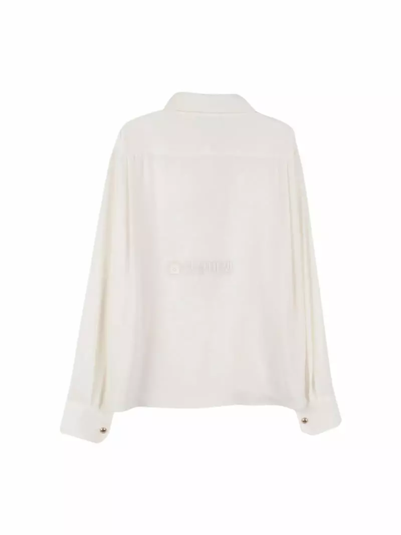 Theany - Korean Women Fashion - #thelittlethings - Triple Stitch Pocket Shirt - 2