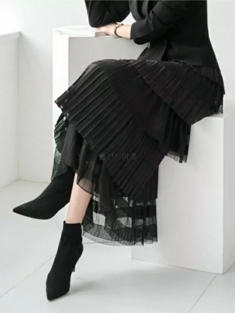 Theany - Korean Women Fashion - #vintageinspired - Tier Skirt - 2
