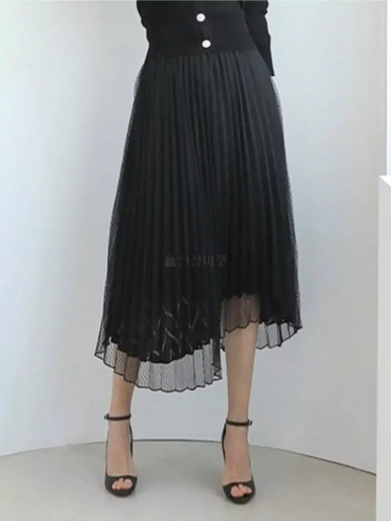 Theany - Korean Women Fashion - #womensfashion - Sha Pleats Skirt - 2