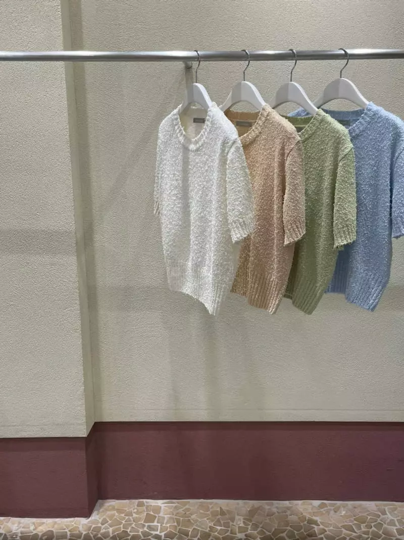 Thecamel - Korean Women Fashion - #womensfashion - Joy Knit Tee - 4
