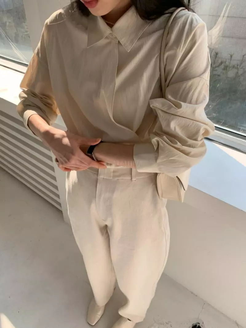 Thecamel - Korean Women Fashion - #momslook - Urban Shirt - 2
