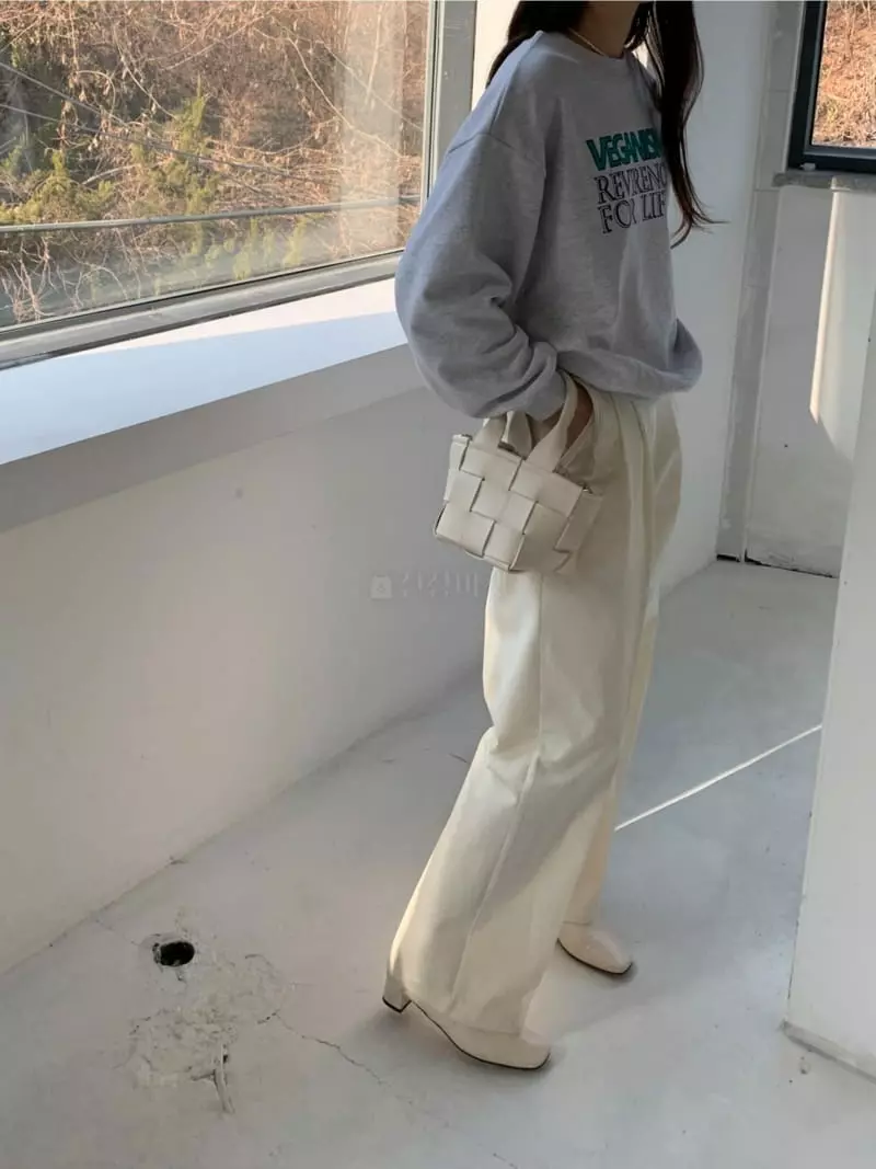 Thecamel - Korean Women Fashion - #momslook - Vegan Sweatshirt
