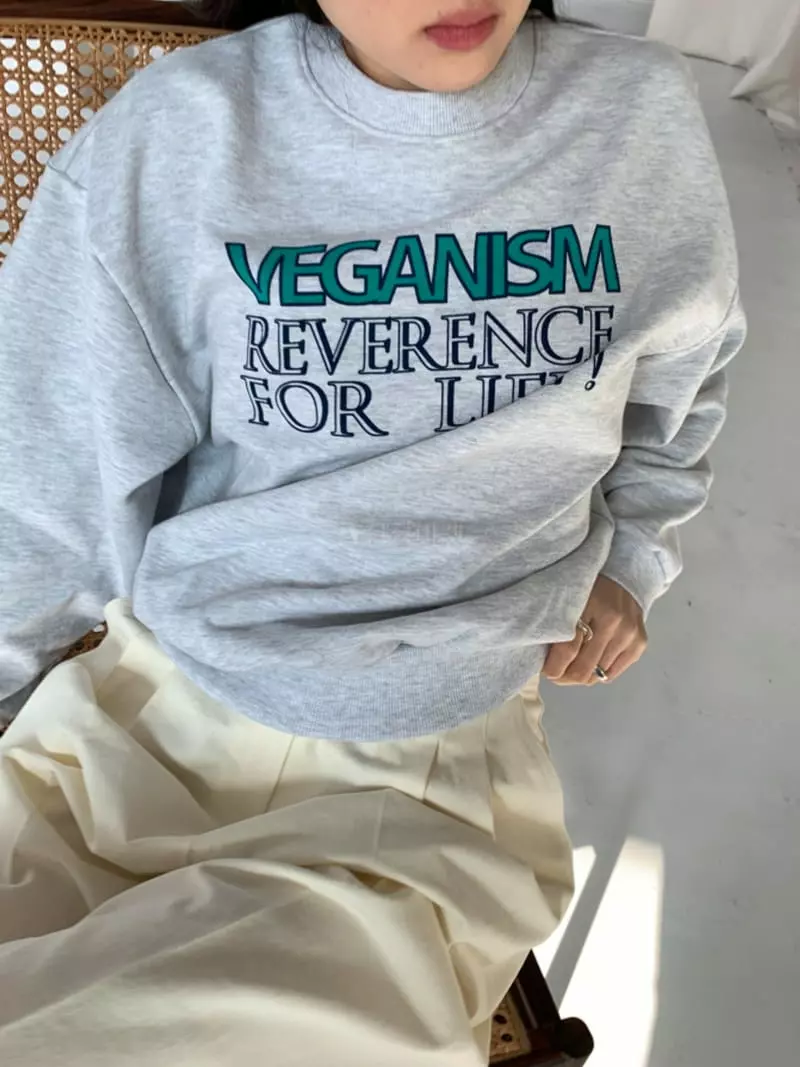 Thecamel - Korean Women Fashion - #momslook - Vegan Sweatshirt - 3