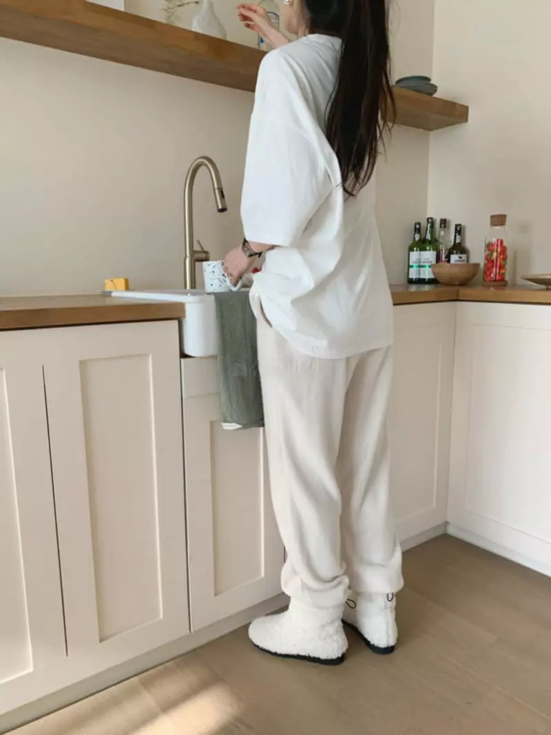 Thecamel - Korean Women Fashion - #momslook - Land Tee - 2