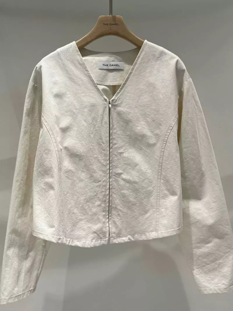 Thecamel - Korean Women Fashion - #thelittlethings - Zipper Blouse - 4