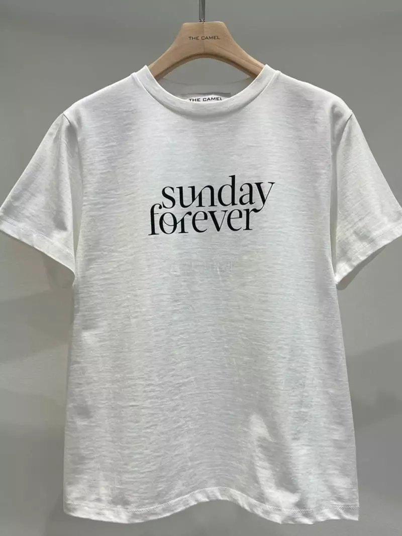 Thecamel - Korean Women Fashion - #momslook - Sunday Tee