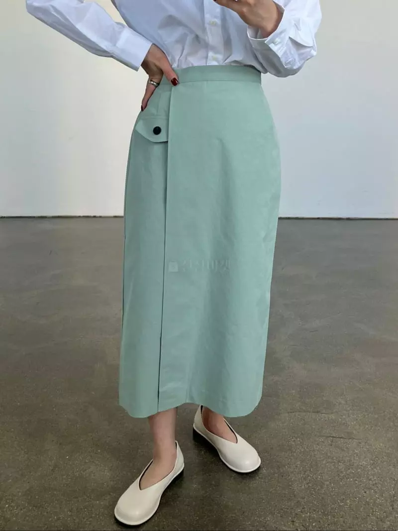 Thecamel - Korean Women Fashion - #romanticstyle - Mini Pocket Skirt