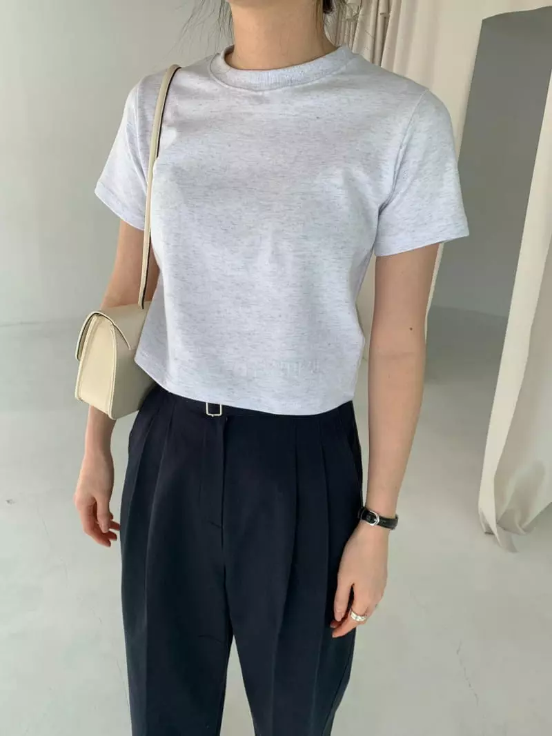 Thecamel - Korean Women Fashion - #vintageinspired - Mini Tee - 3