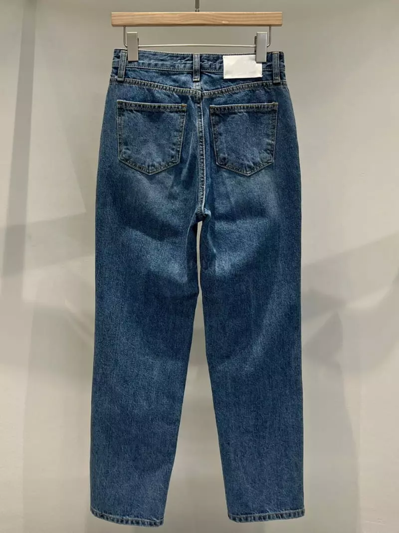 Thecamel - Korean Women Fashion - #vintagekidsstyle - Regular Straight Jeans