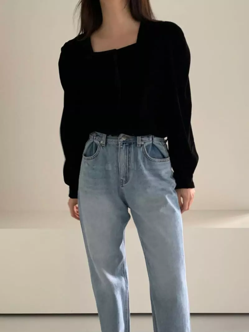Thecamel - Korean Women Fashion - #vintageinspired - Velvet Blouse - 4