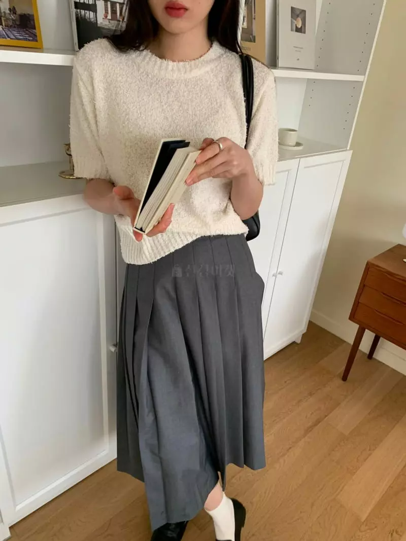 Thecamel - Korean Women Fashion - #womensfashion - Joy Knit Tee