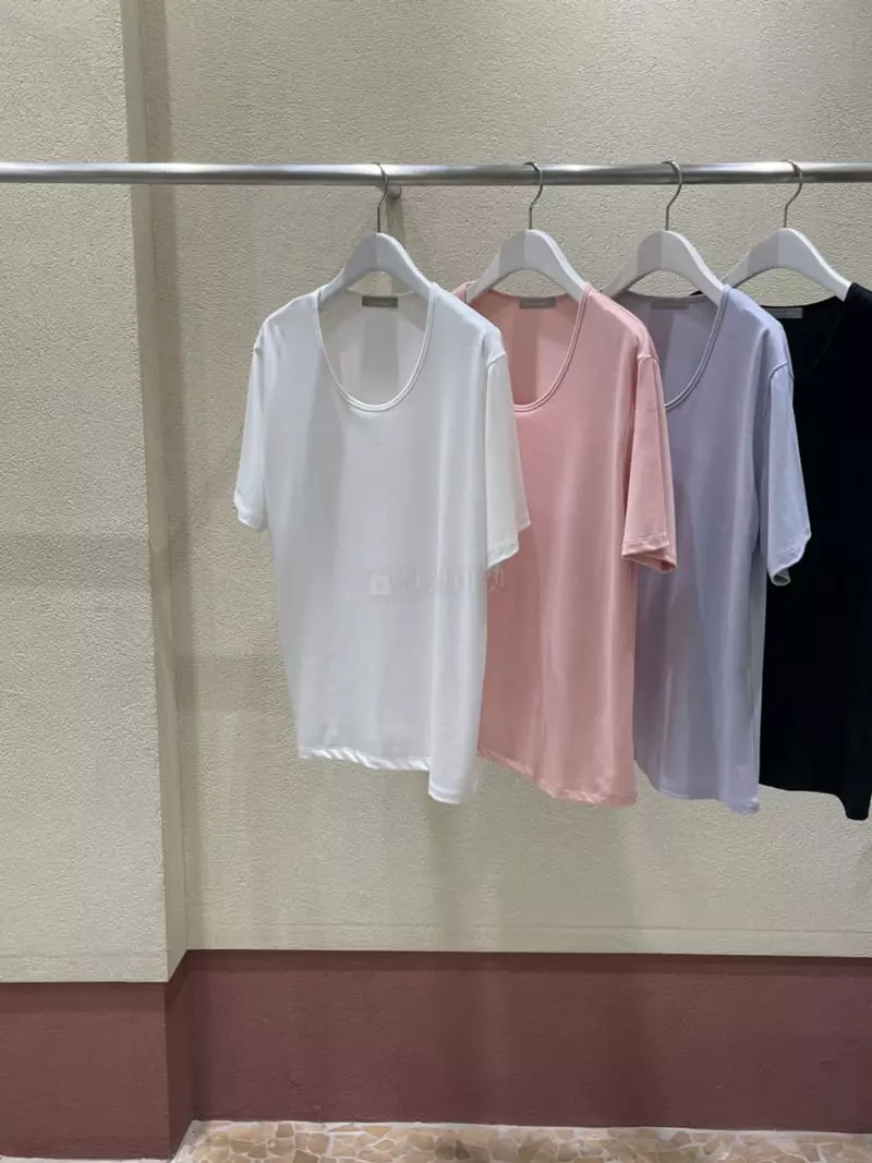 Thecamel - Korean Women Fashion - #momslook - Soft Tee - 4