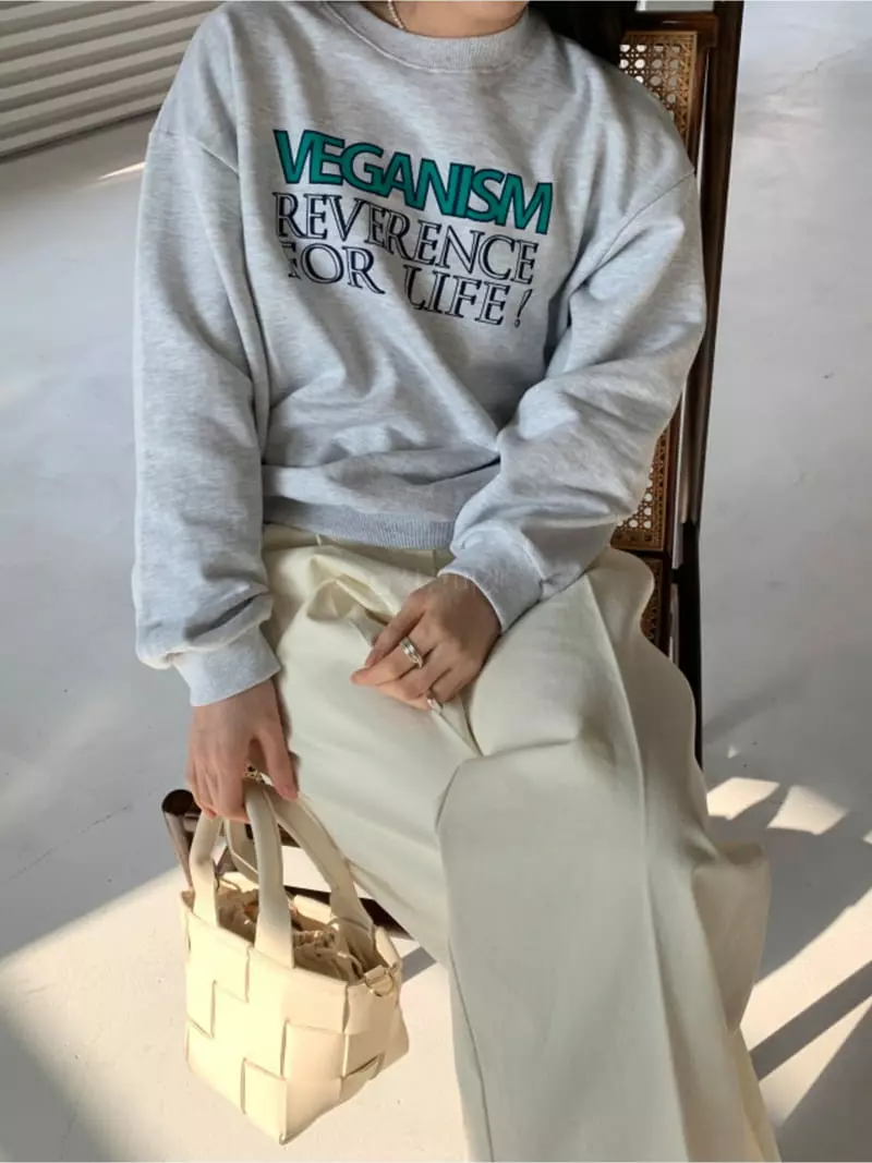 Thecamel - Korean Women Fashion - #womensfashion - Vegan Sweatshirt - 2