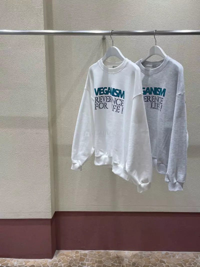 Thecamel - Korean Women Fashion - #momslook - Vegan Sweatshirt - 4