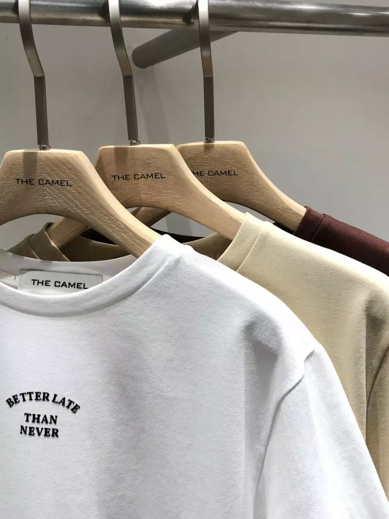 Thecamel - Korean Women Fashion - #womensfashion - Never Center Tee