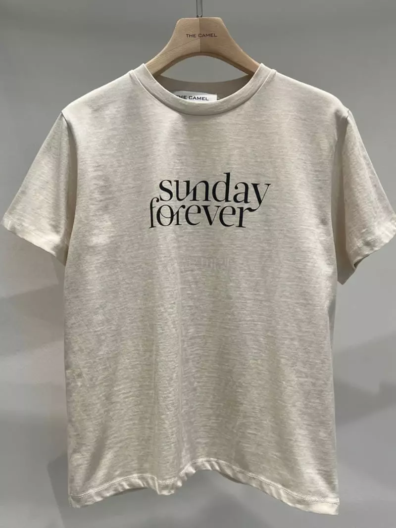 Thecamel - Korean Women Fashion - #womensfashion - Sunday Tee - 2