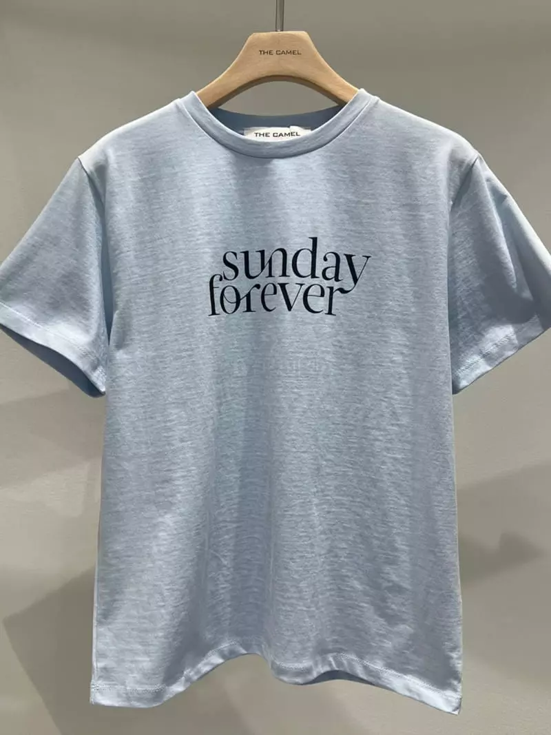Thecamel - Korean Women Fashion - #momslook - Sunday Tee - 4