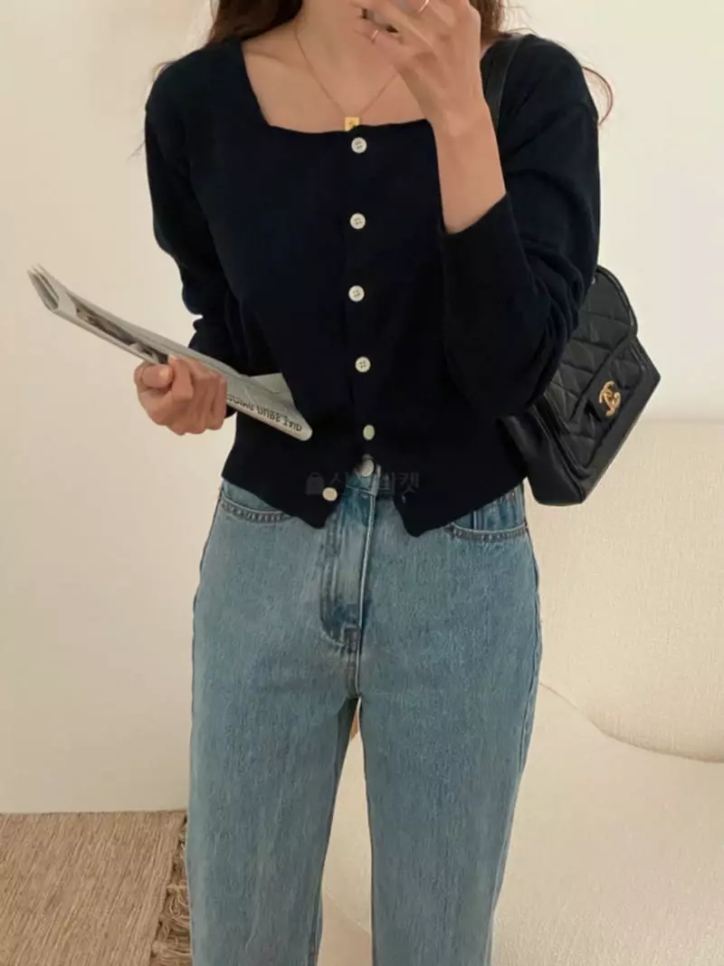 Tizzi - Korean Women Fashion - #momslook - Melona Cardigan - 3