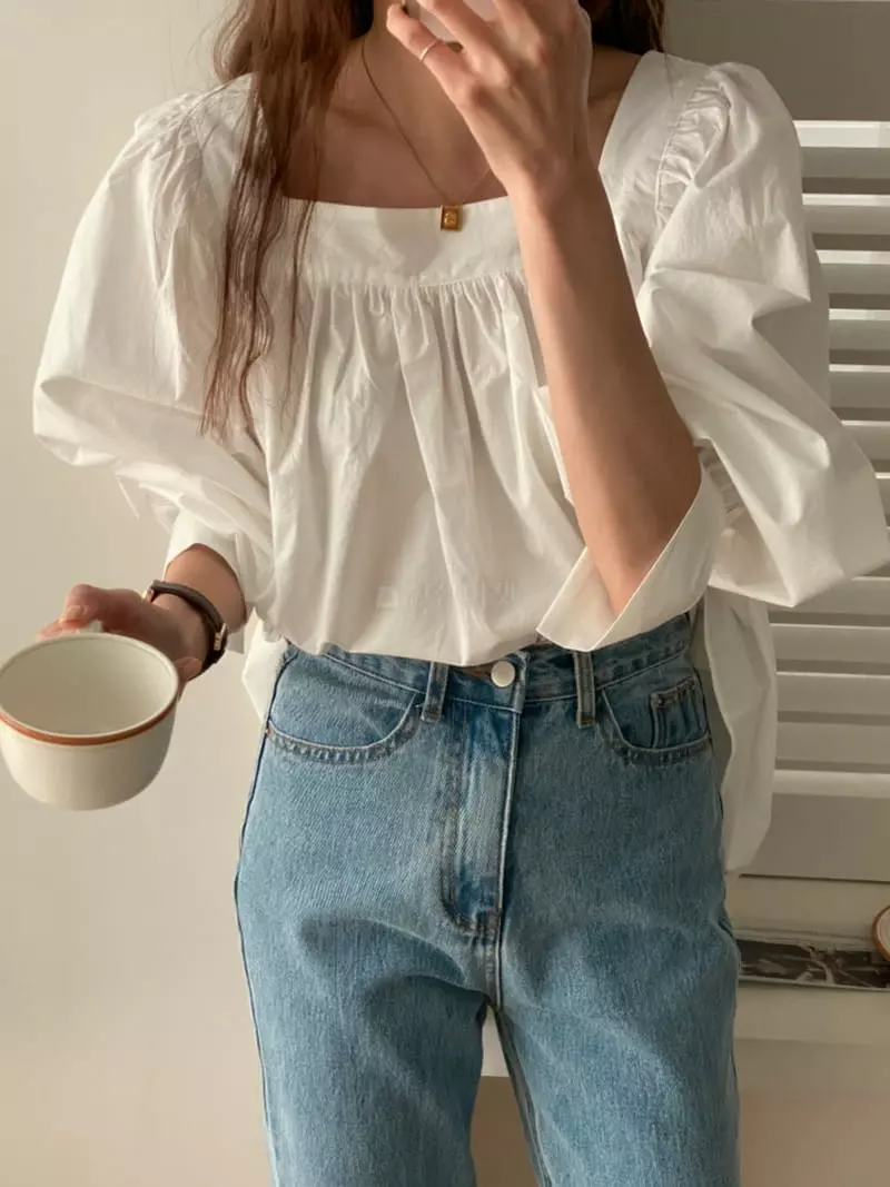 Tizzi - Korean Women Fashion - #momslook - Listen Blouse - 2