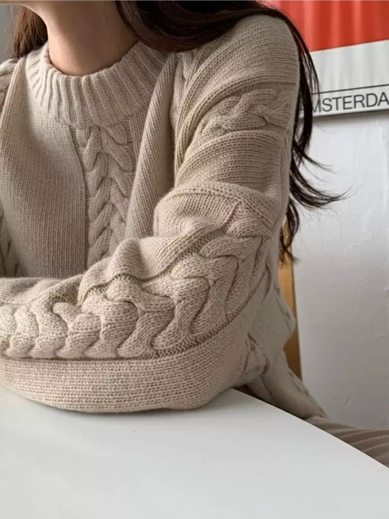 Tizzi - Korean Women Fashion - #momslook - Kits Knit Tee