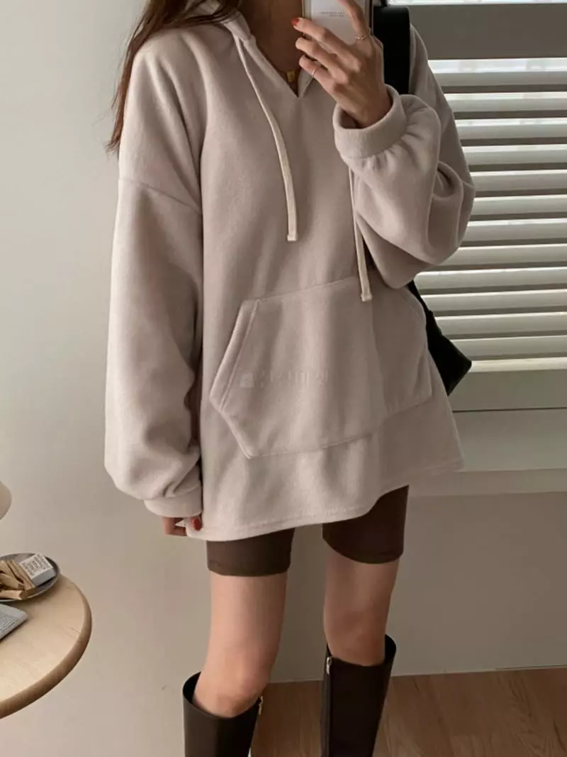 Tizzi - Korean Women Fashion - #momslook - Peanut Hoody Tee - 2