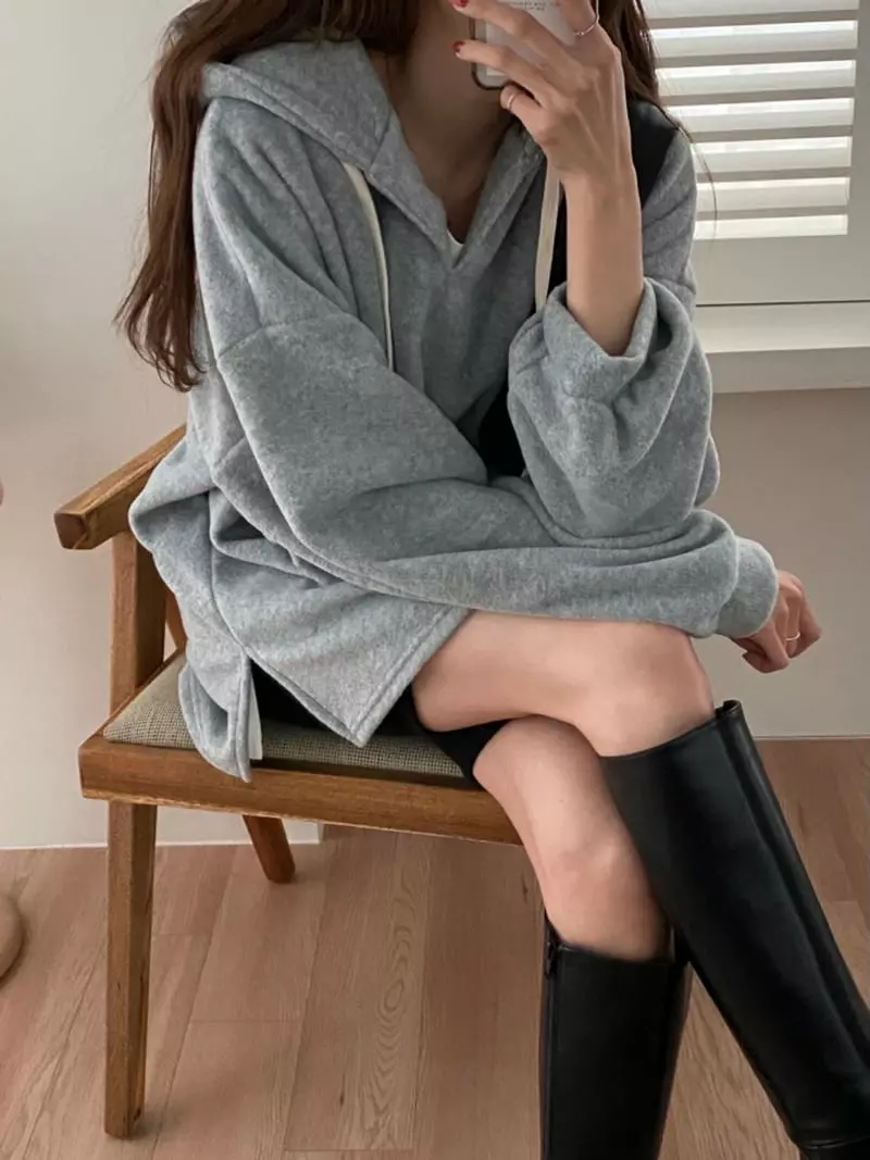 Tizzi - Korean Women Fashion - #womensfashion - Peanut Hoody Tee - 4