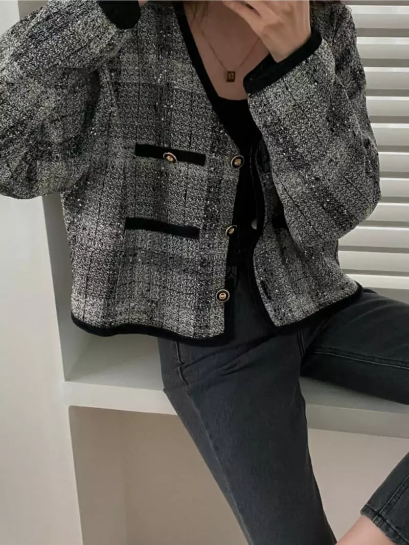 Tizzi - Korean Women Fashion - #momslook - Bagel Cardigan - 2