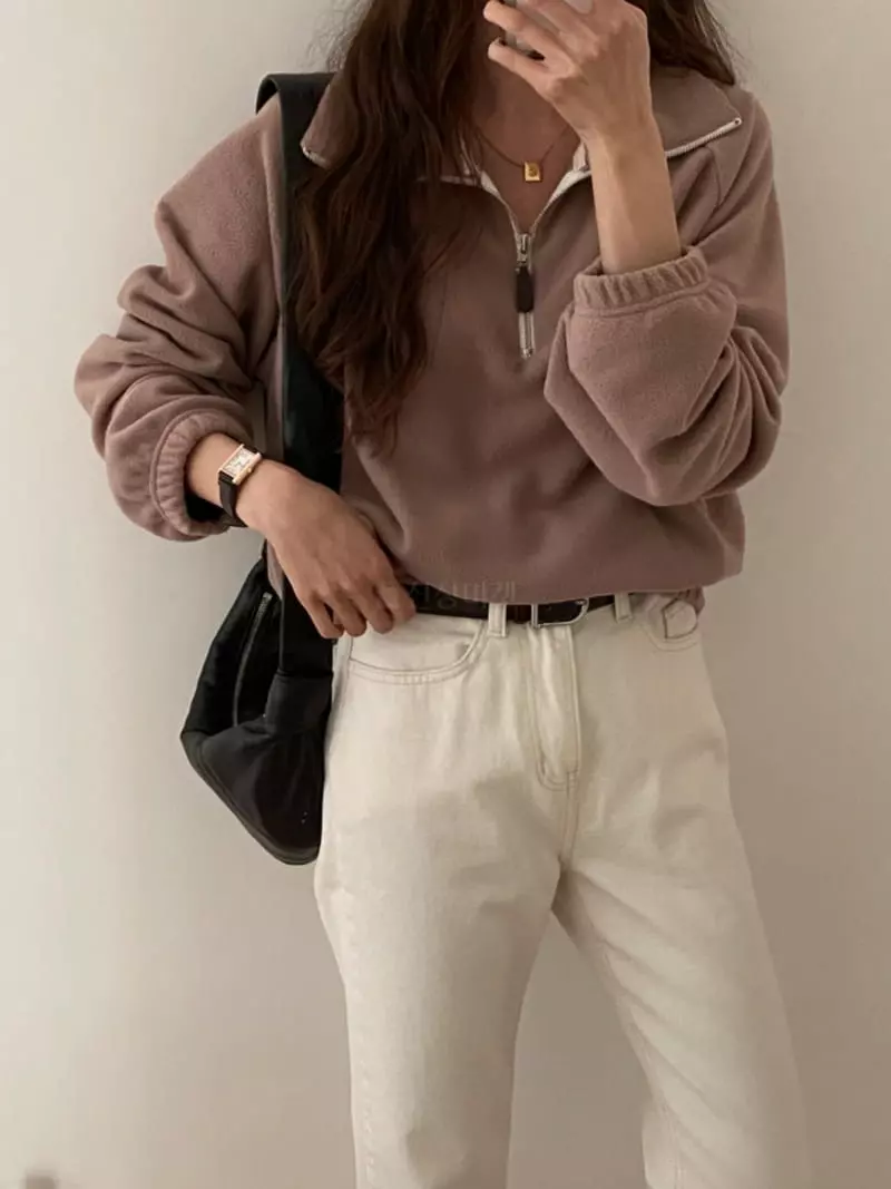 Tizzi - Korean Women Fashion - #momslook - Vince Sweatshirt