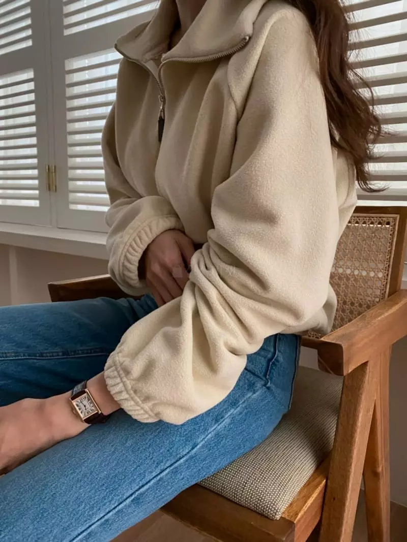 Tizzi - Korean Women Fashion - #momslook - Vince Sweatshirt - 3
