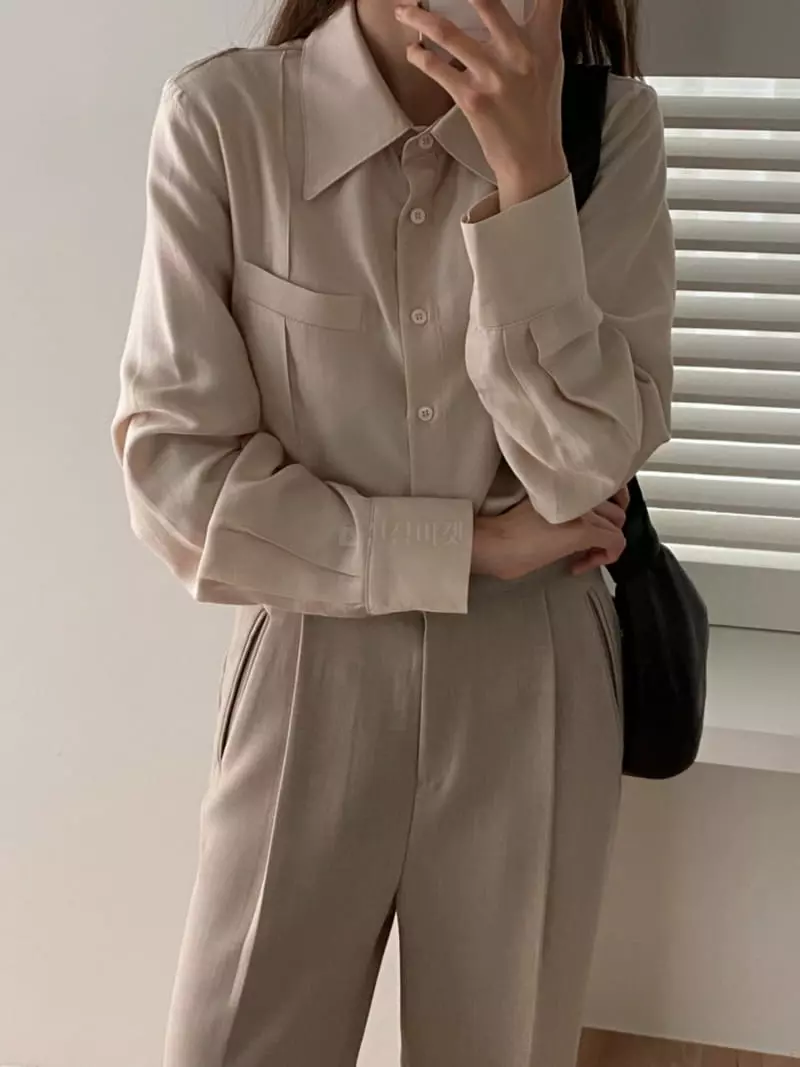 Tizzi - Korean Women Fashion - #momslook - Cinnamon Blouse - 2
