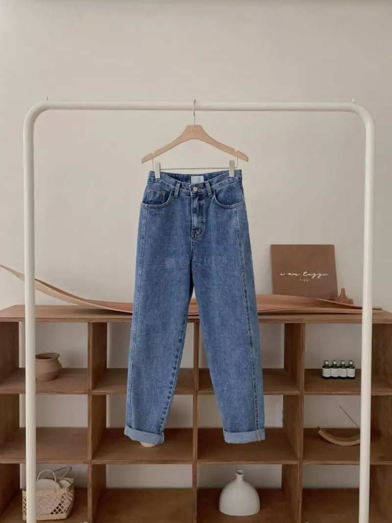Tizzi - Korean Women Fashion - #momslook - Side Jeans - 4