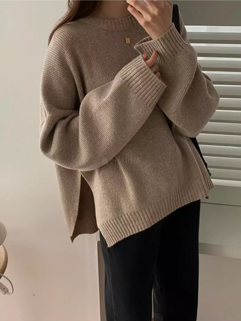 Tizzi - Korean Women Fashion - #pursuepretty - Lam Open Knit Tee