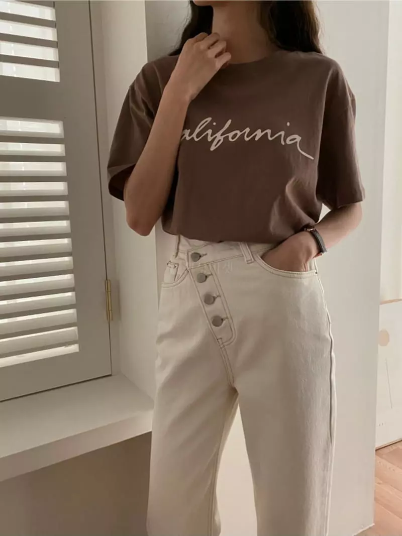 Tizzi - Korean Women Fashion - #romanticstyle - Calley Tee